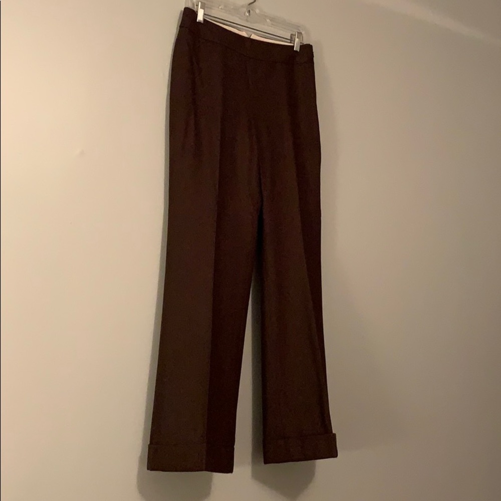 Brown wool pants